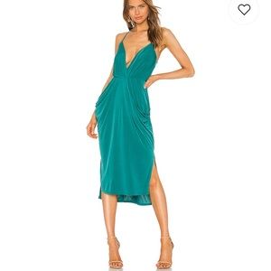BCBG Drape Midi Dress